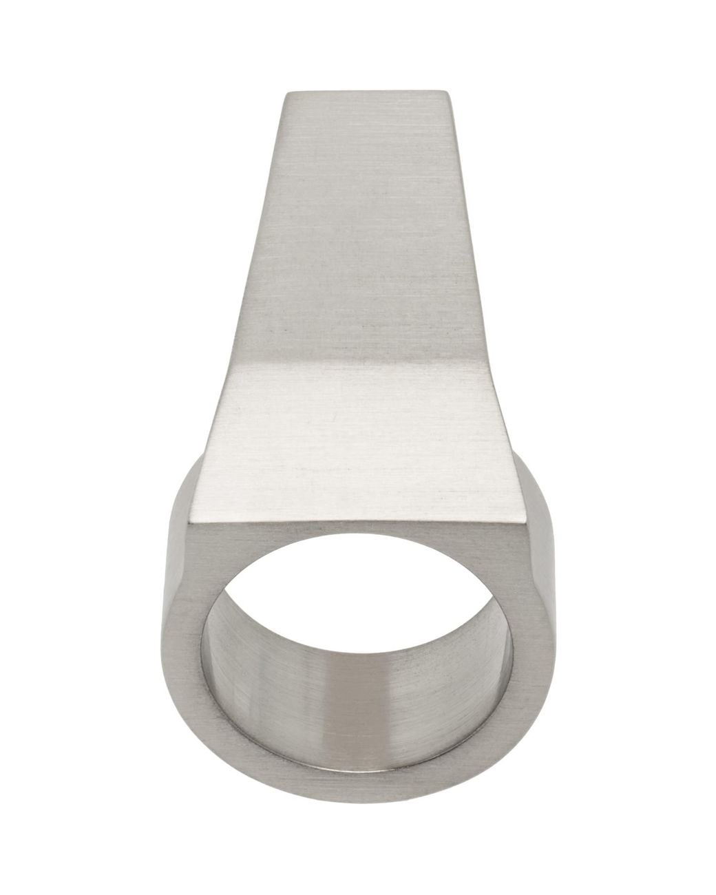 Rick Owens White Trunk Ring for men