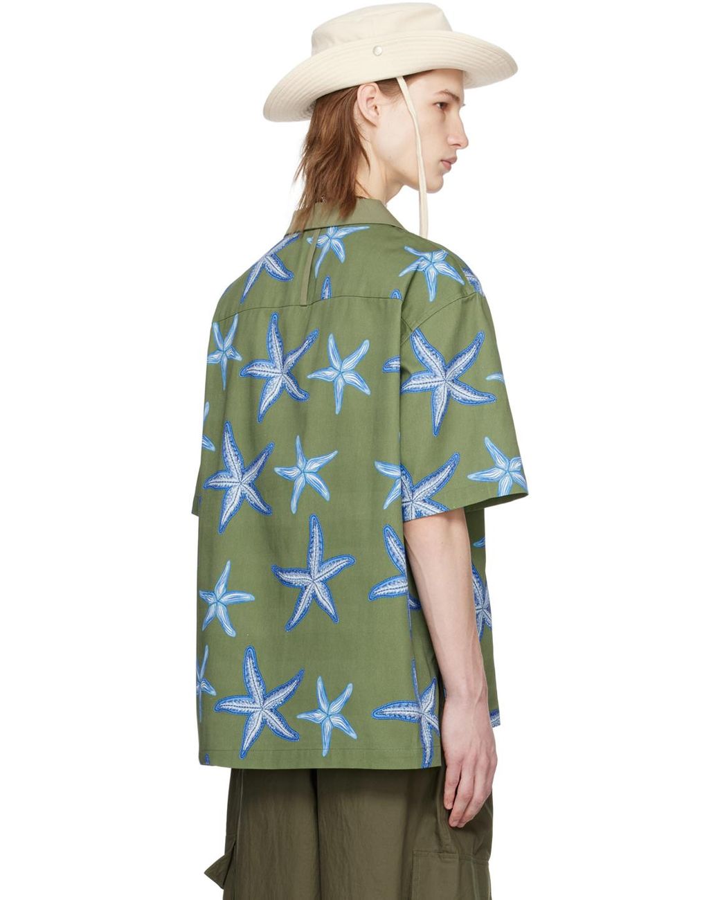AFTER PRAY Starfish Shirt in Green for Men | Lyst UK