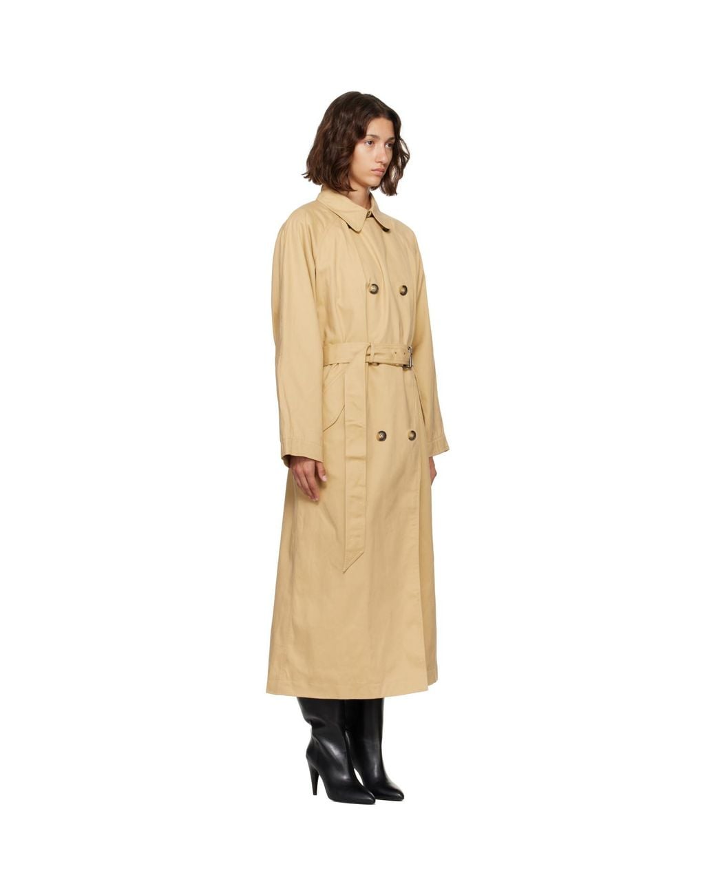Isabel Marant Natural Cacilda Trench Coat