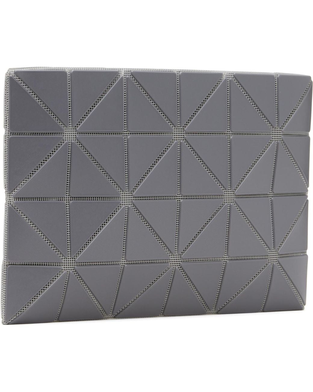 Issey Miyake Gray Lucent W Color Pouch