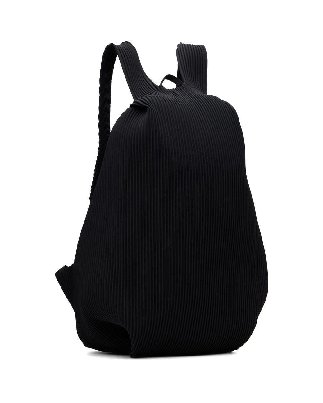 Homme Plissé Issey Miyake Black Pleats Backpack for men