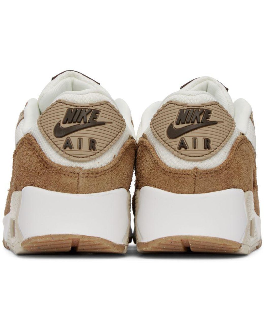 Nike Brown & Off-white Air Max 90 Sneakers in Black | Lyst