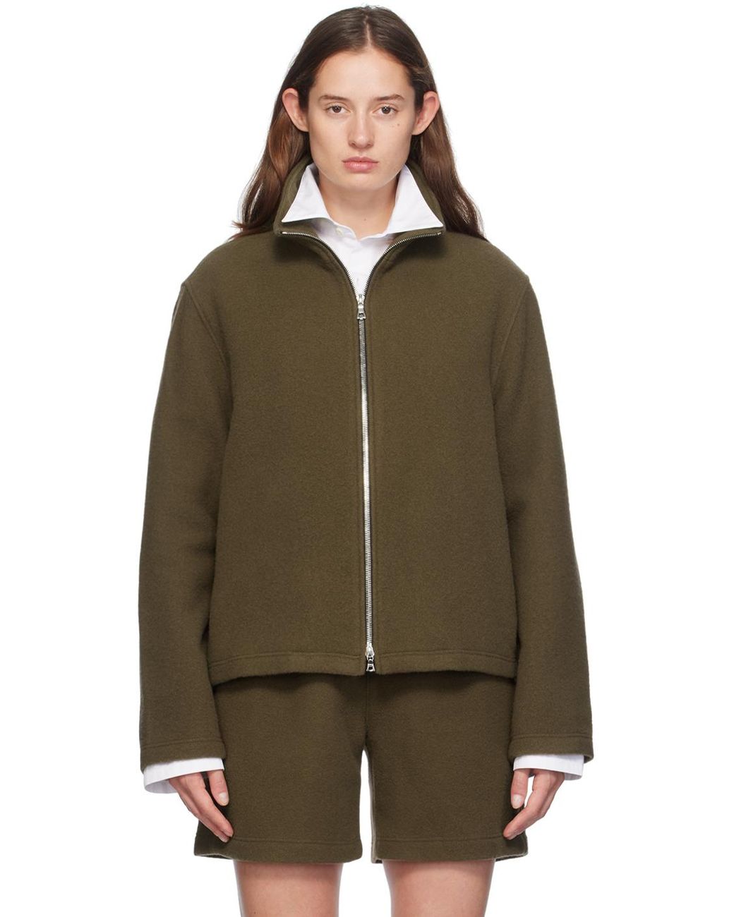 RIER 追いつき NATURAL FLEECE JACKET L
