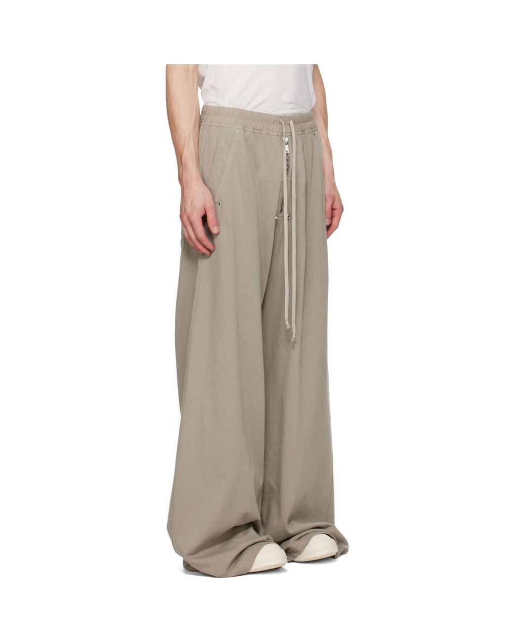 Rick Owens Natural Tower Geth Belas Sweatpants for men