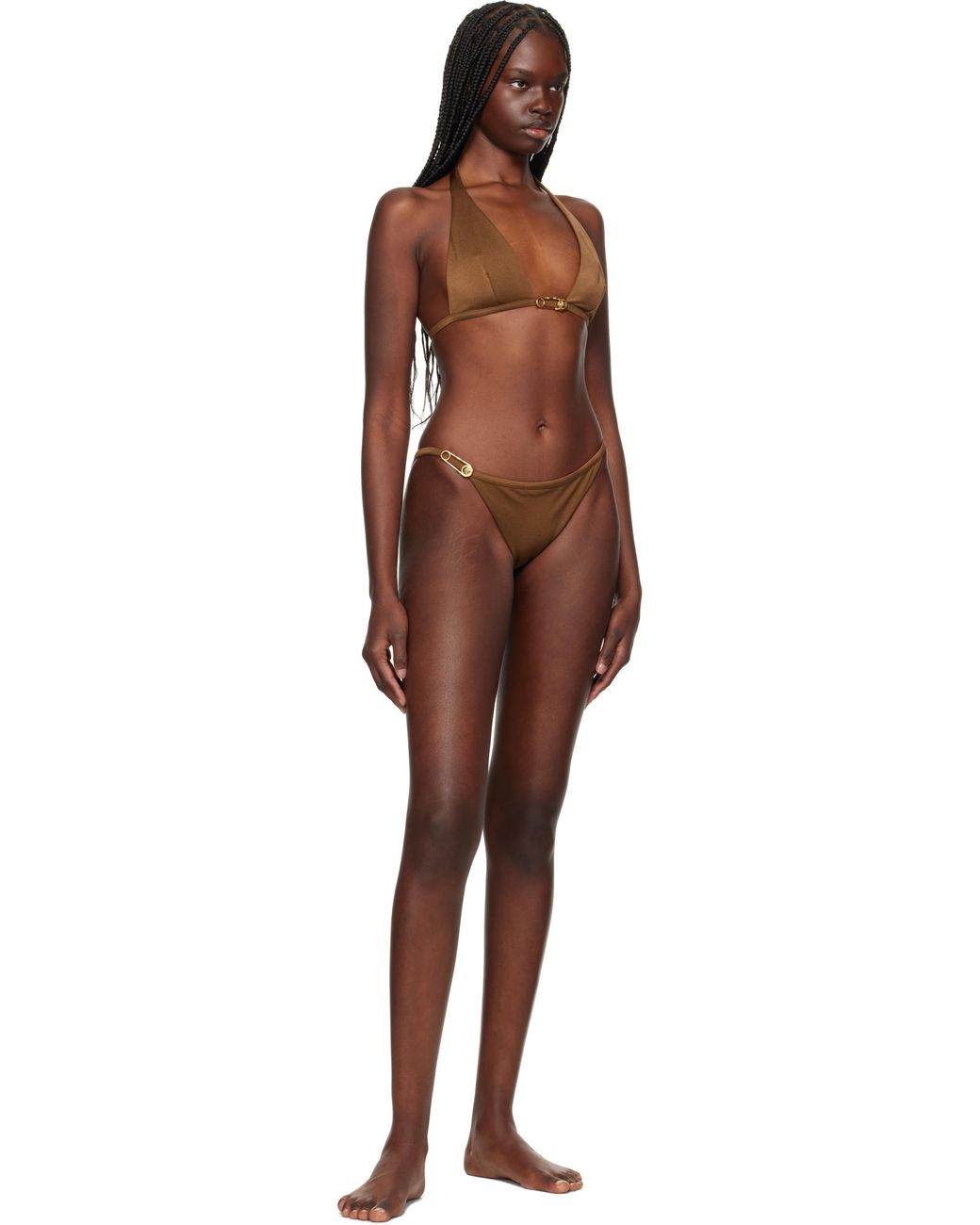 ビキニ VERSACE Women Swimsuit 1A14560 1018367 1NG80 BROWN ビキニ VERSACE Women Swimsuit 1A14560 1018367 1NG80 BROWN
