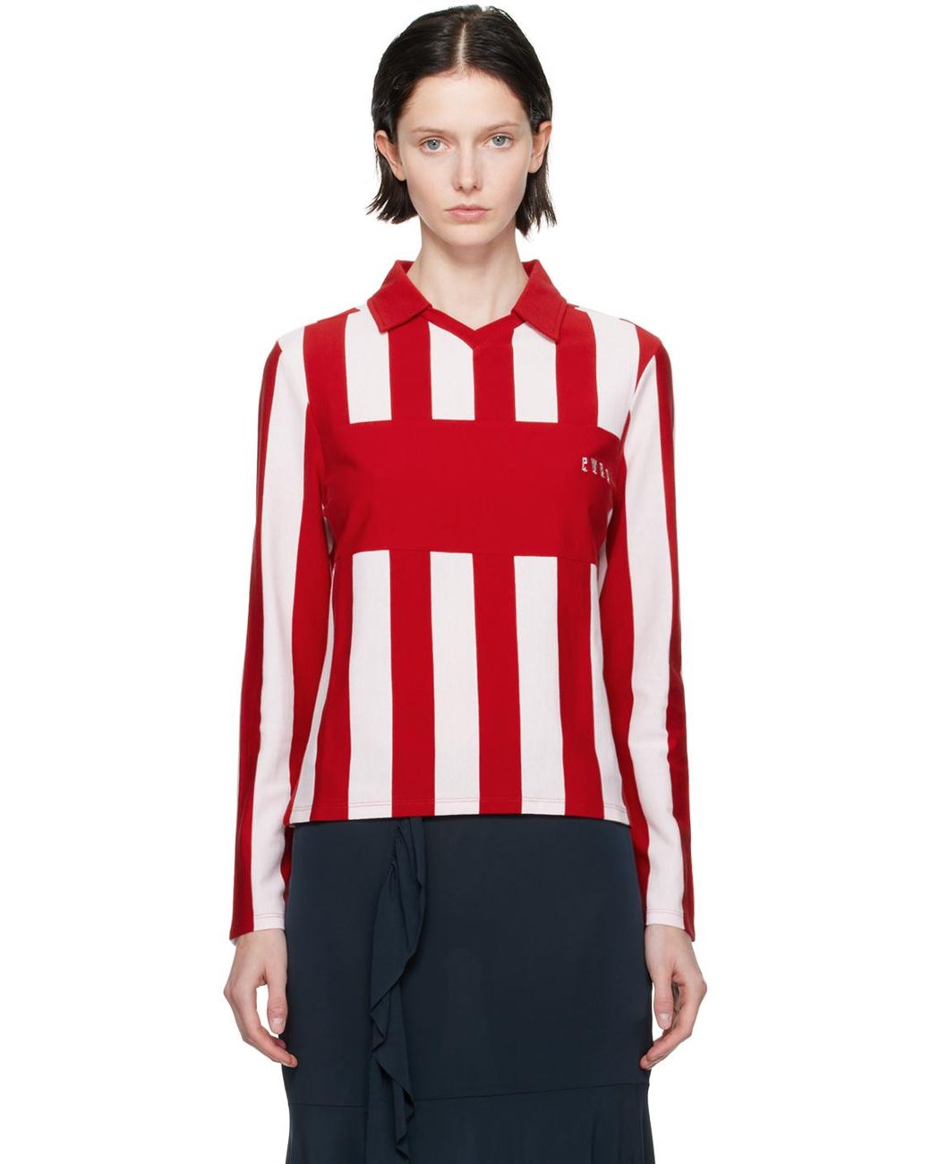 Paloma Wool Lago Polo in Red | Lyst UK