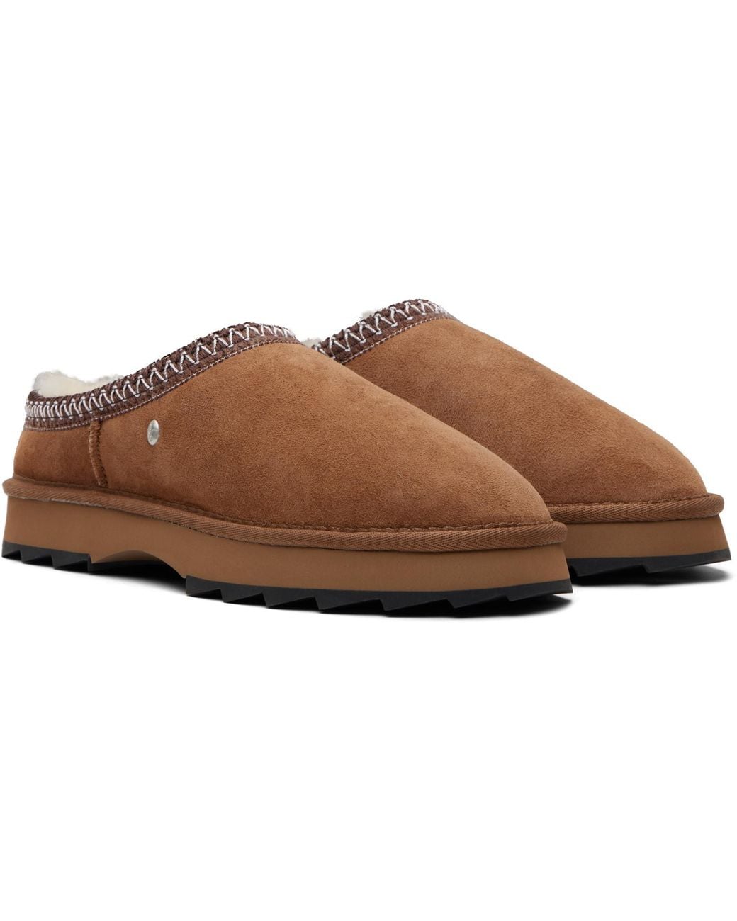 EMU Brown Sharky Scuff Slippers