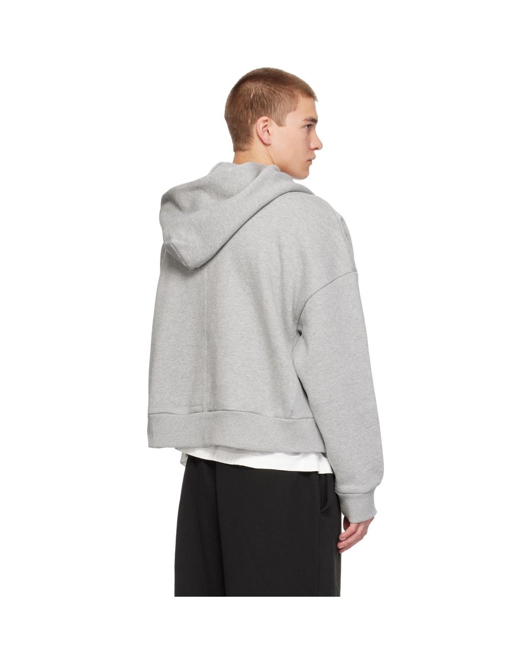 Entire studios Gray Heavy Hoodie for men