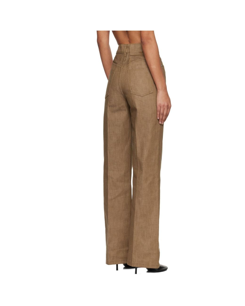 A.P.C. Natural Tan Domino Jeans