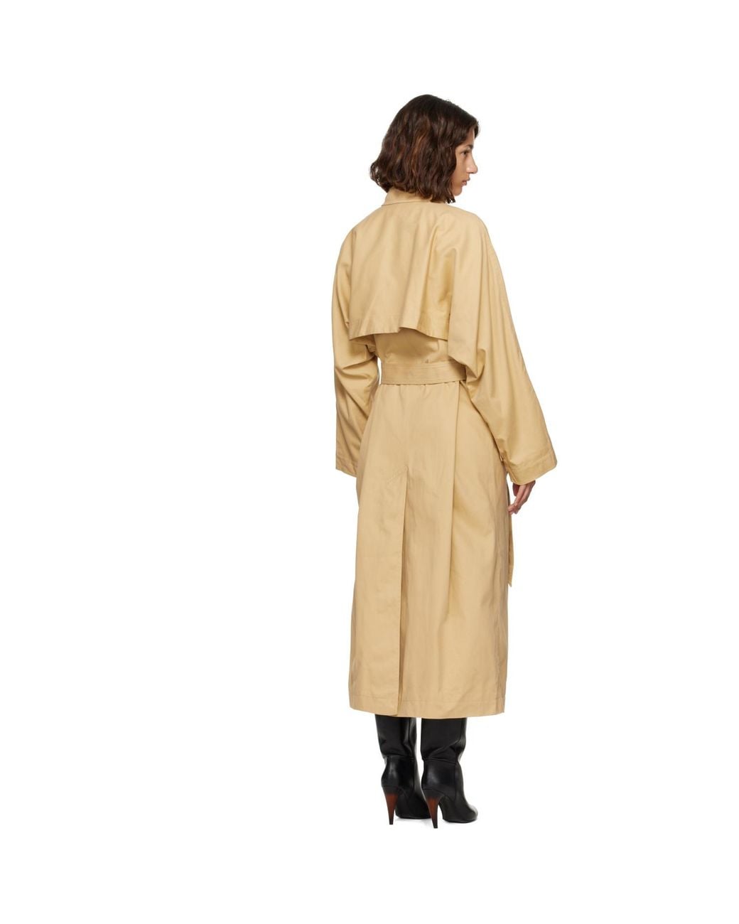 Isabel Marant Natural Cacilda Trench Coat