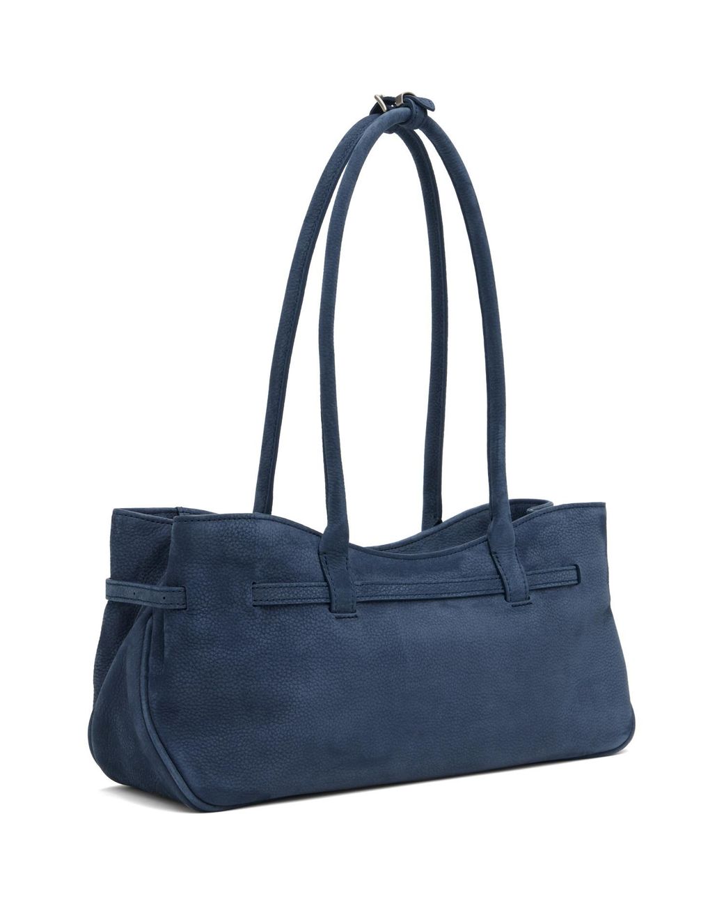 MARGE SHERWOOD Blue Leather 'grandma' Used Shoulder Bag