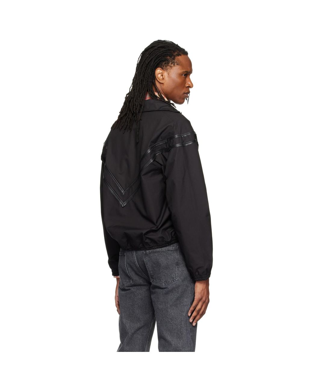 STEFAN COOKE Black Pinking Corded Jacket for men