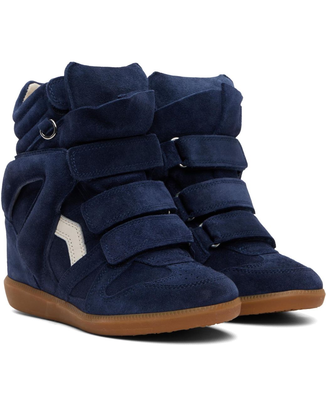 Isabel Marant Blue Bekett Ring Sneakers
