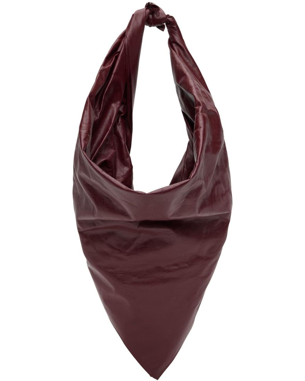 Bottega Veneta Roma Medium Intrecciato Leather Tote Bag Burgundy