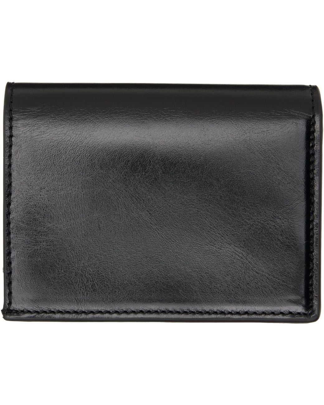 Versace Metallic Roomy Leather Wallet