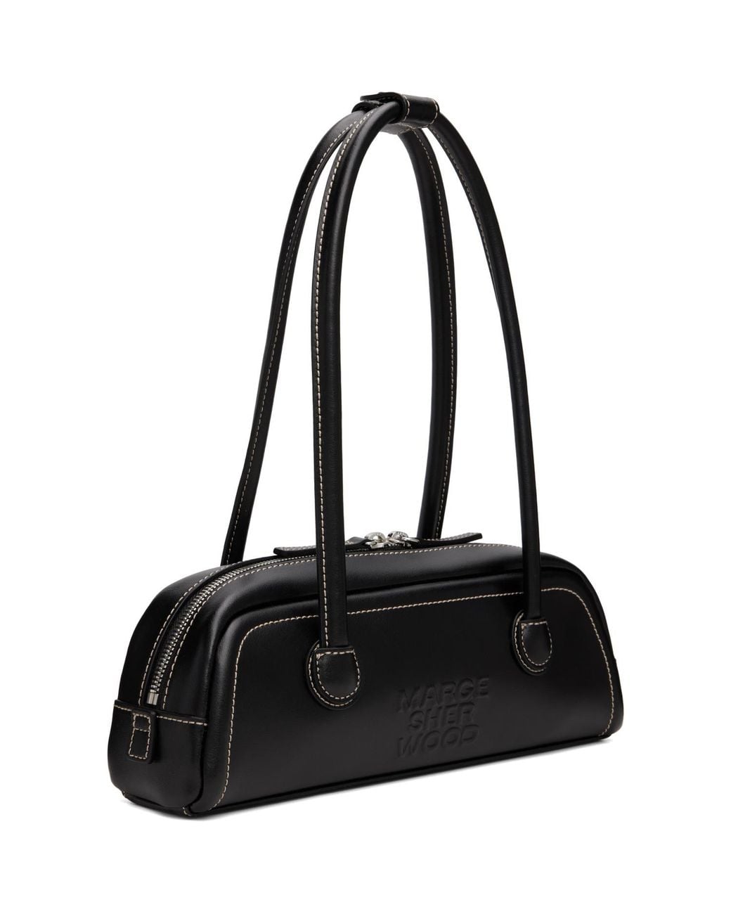 MARGE SHERWOOD Black Soft Boston Ew Mini Bag