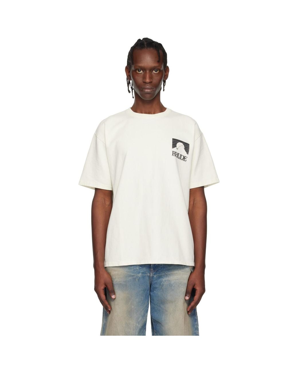 Rhude Multicolor Off- Moonlight Pack T-Shirt for men