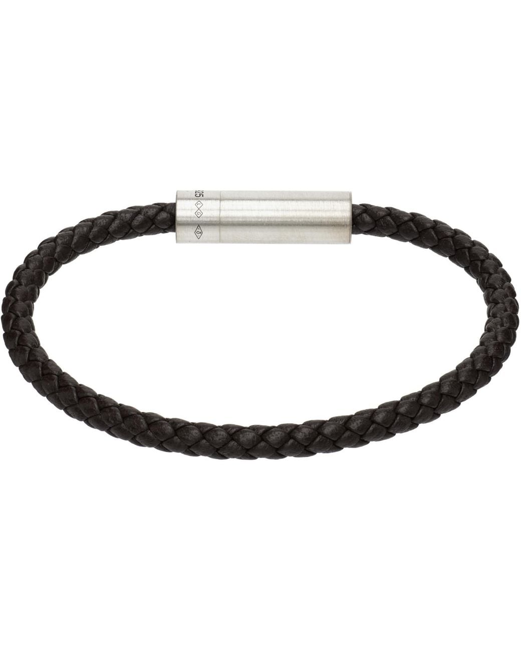 Le Gramme Black Cable 'Le 7G' Bracelet for men