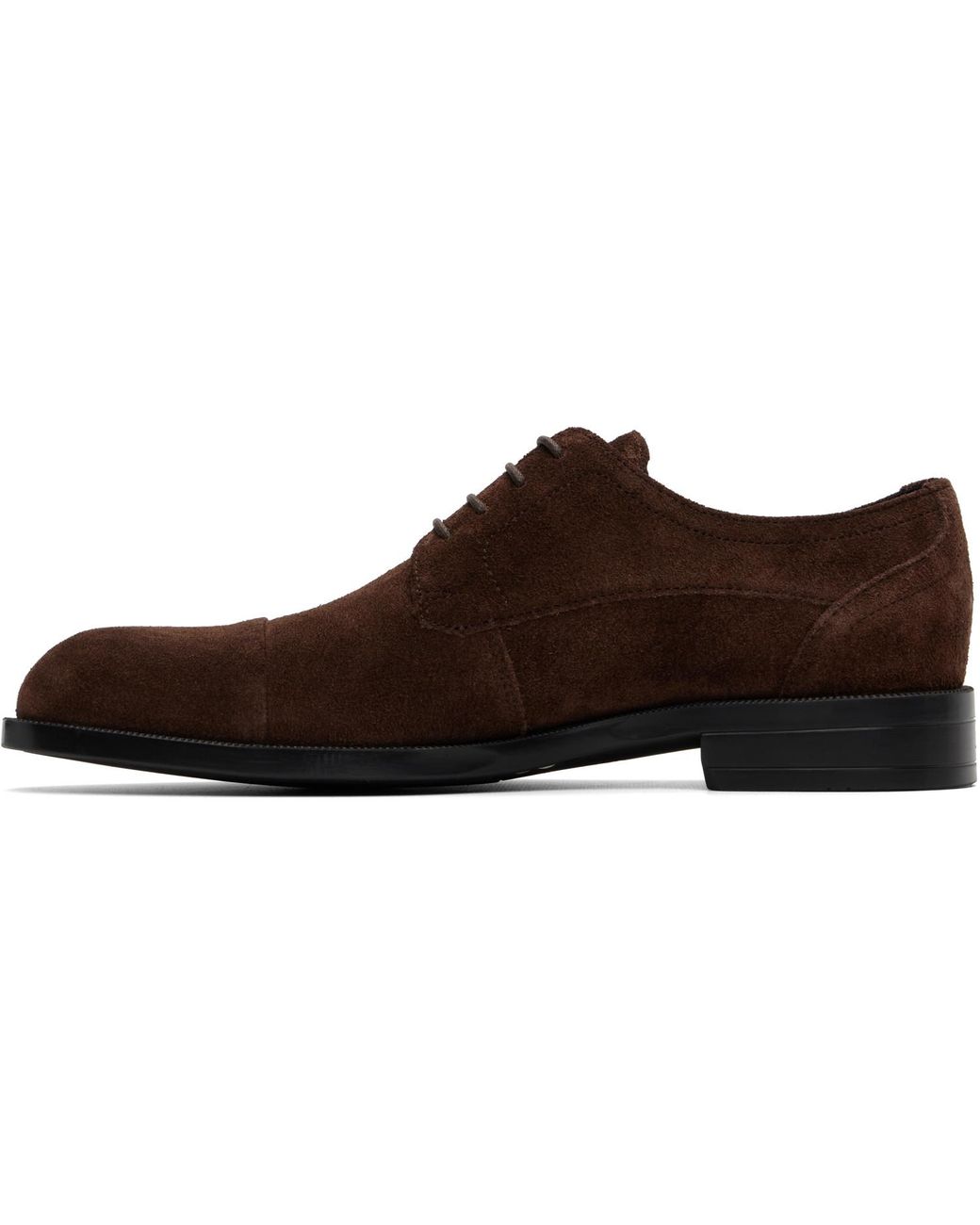 Boss Brown Suede Derbys for men