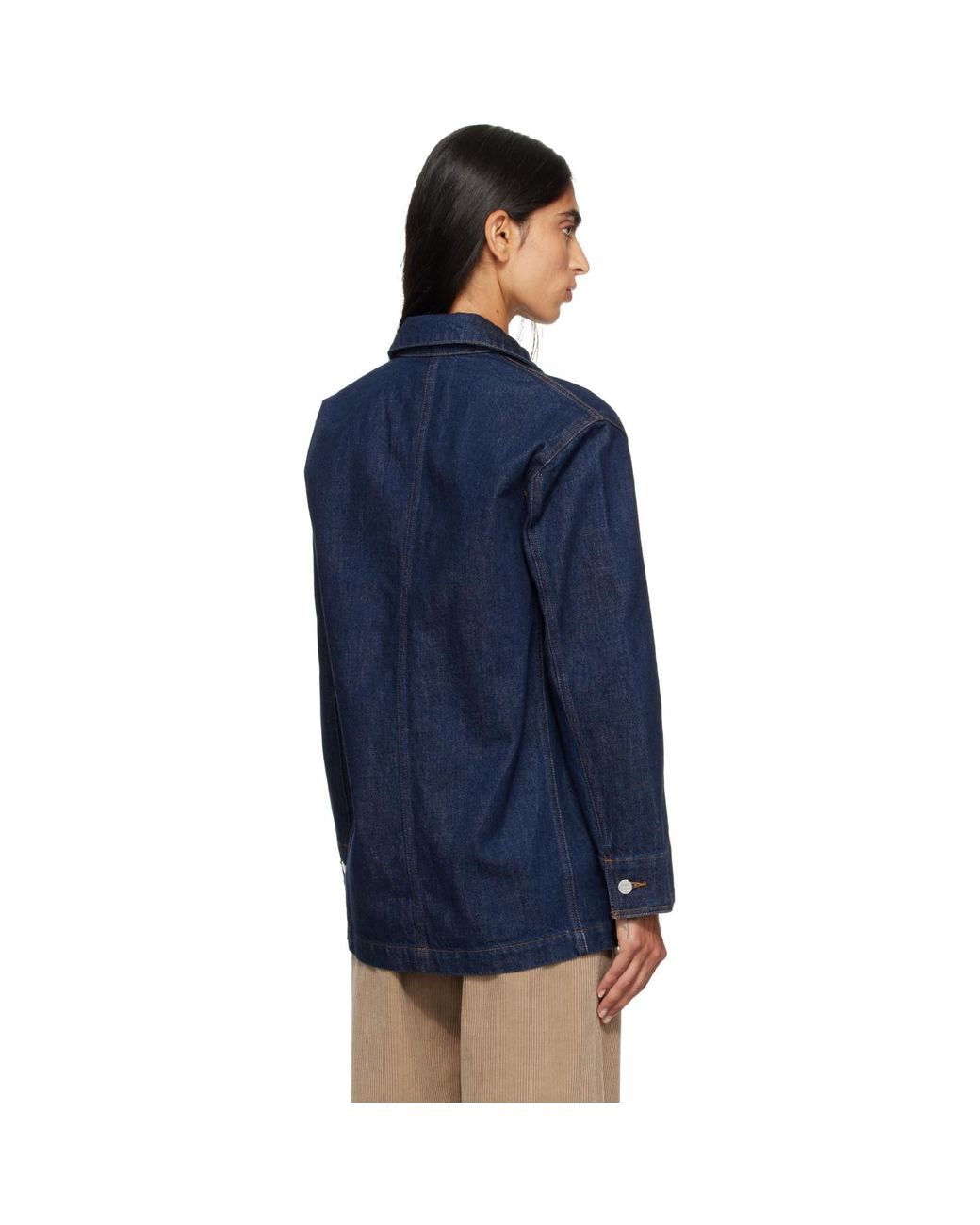 A.P.C. Blue Worker Denim Jacket