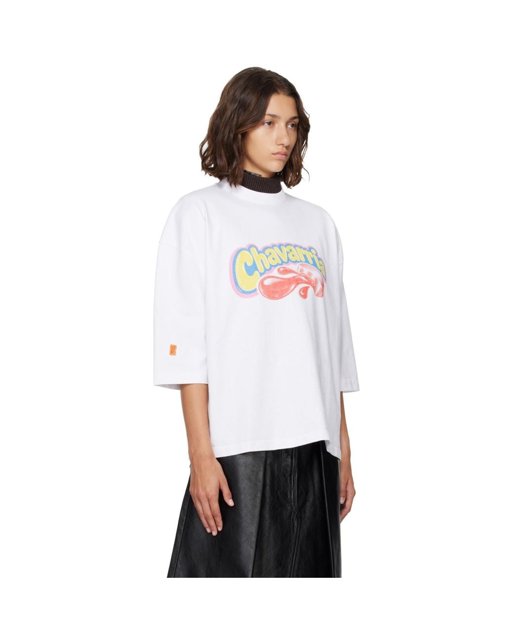 Willy Chavarria White Os Chavaloo Buffalo T-Shirt