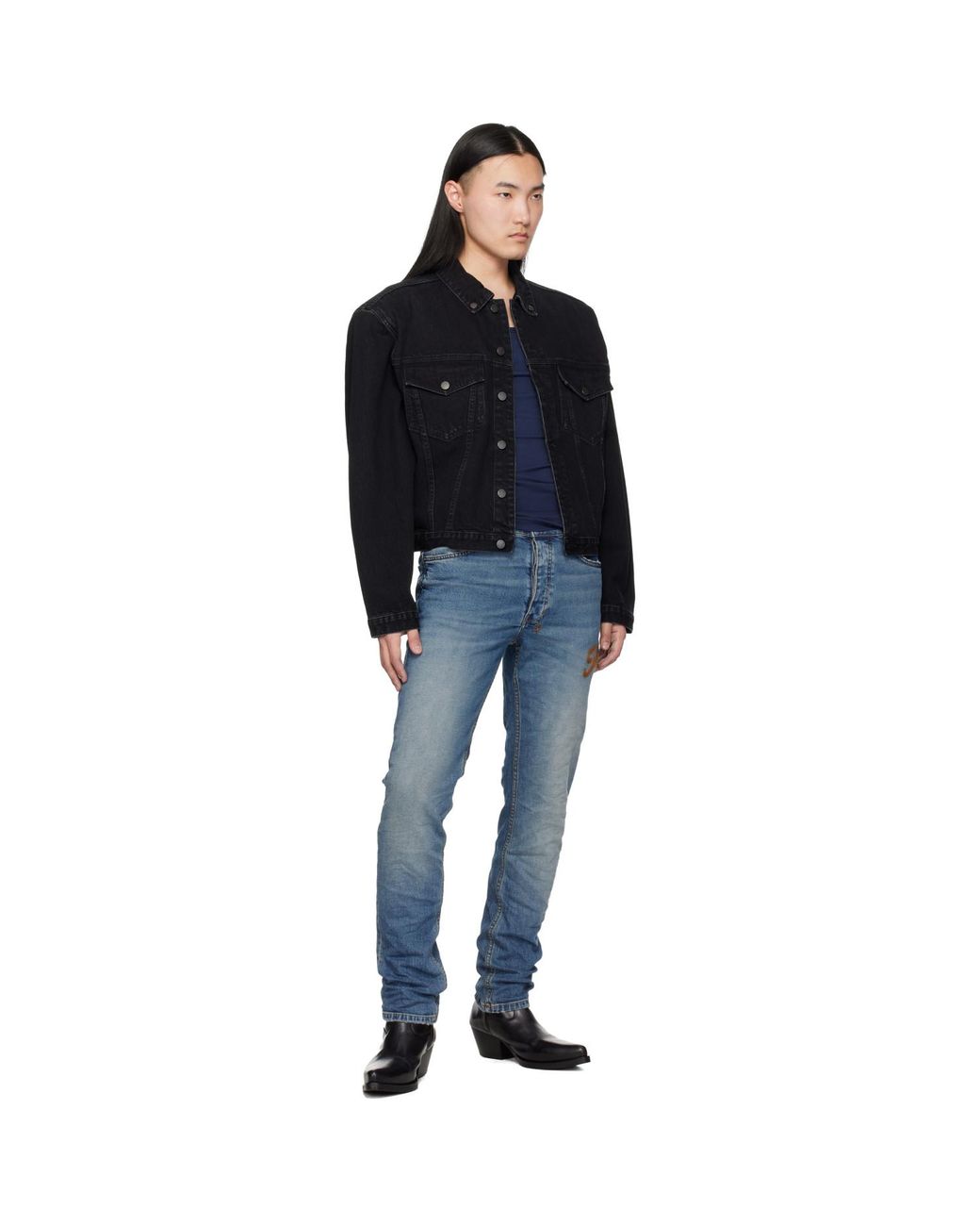 Ksubi Blue Chitch Relik Jeans for men
