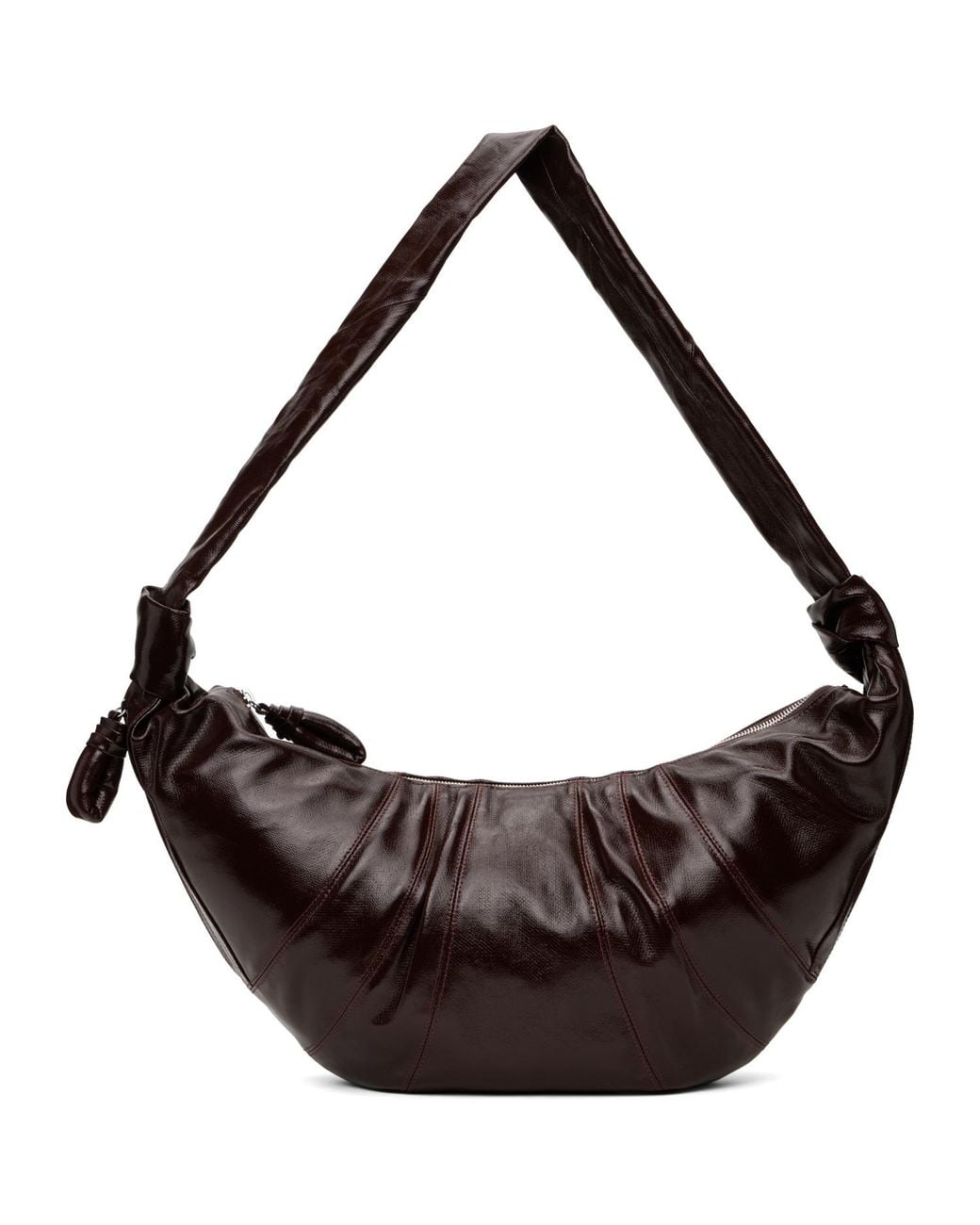 Lemaire Brown Large Croissant Bag