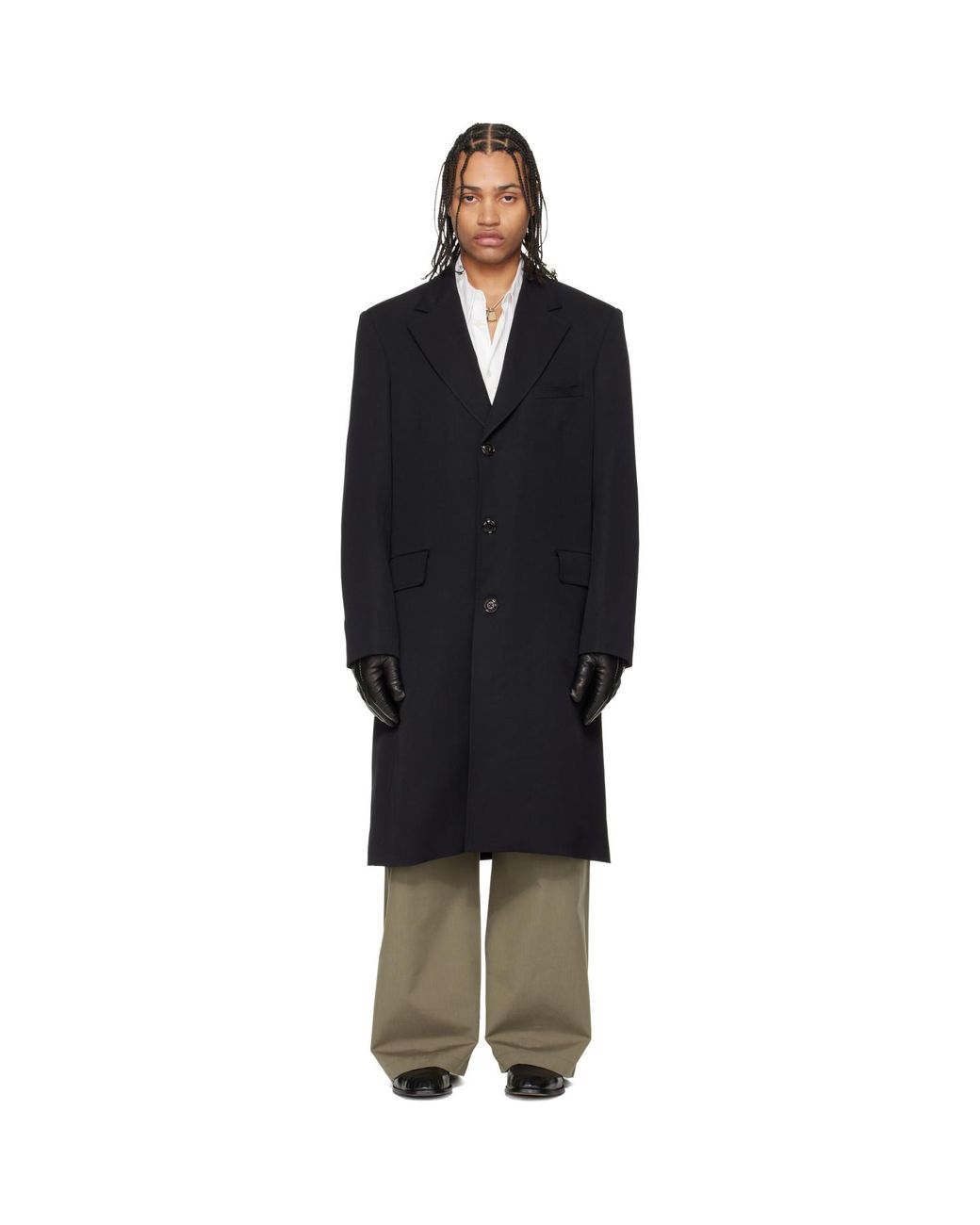 Our Legacy Dolphin Coat in Black for Men | Lyst