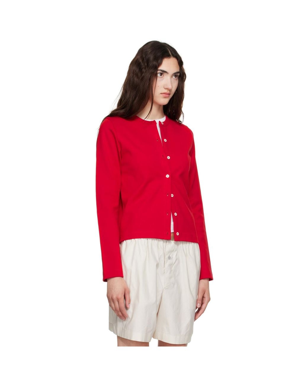 Flore Flore Red Poppy Cardigan