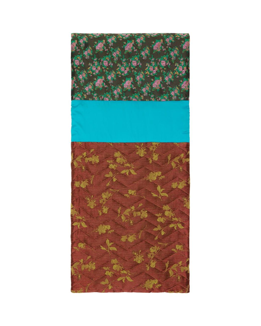 Écharpe Multicolore À Patchwork Dries Van Noten pour homme en coloris Blue