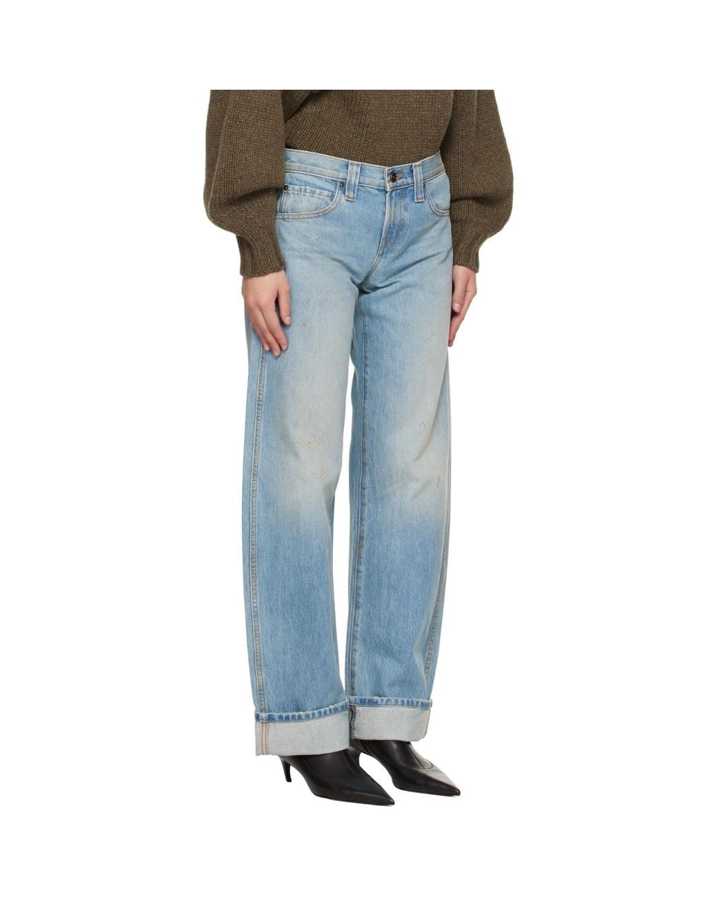 Khaite Blue Karo Jeans