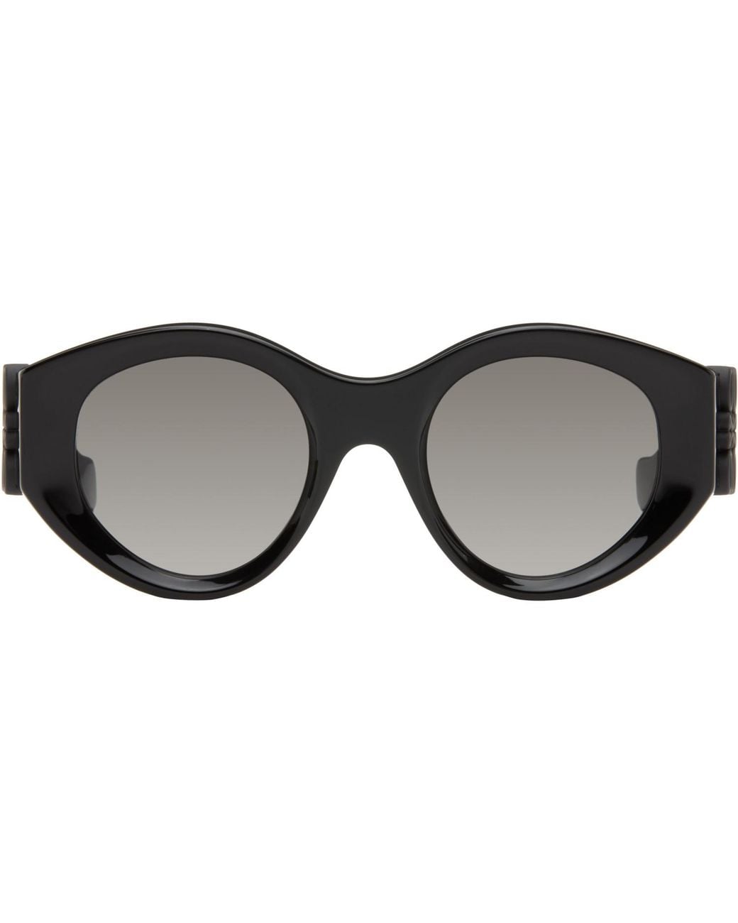 Loewe Black Maxi Anagram Butterfly Sunglasses