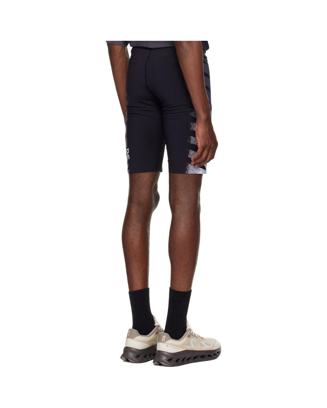 On Shoes Blue Zero Half Tights Running Shorts for men