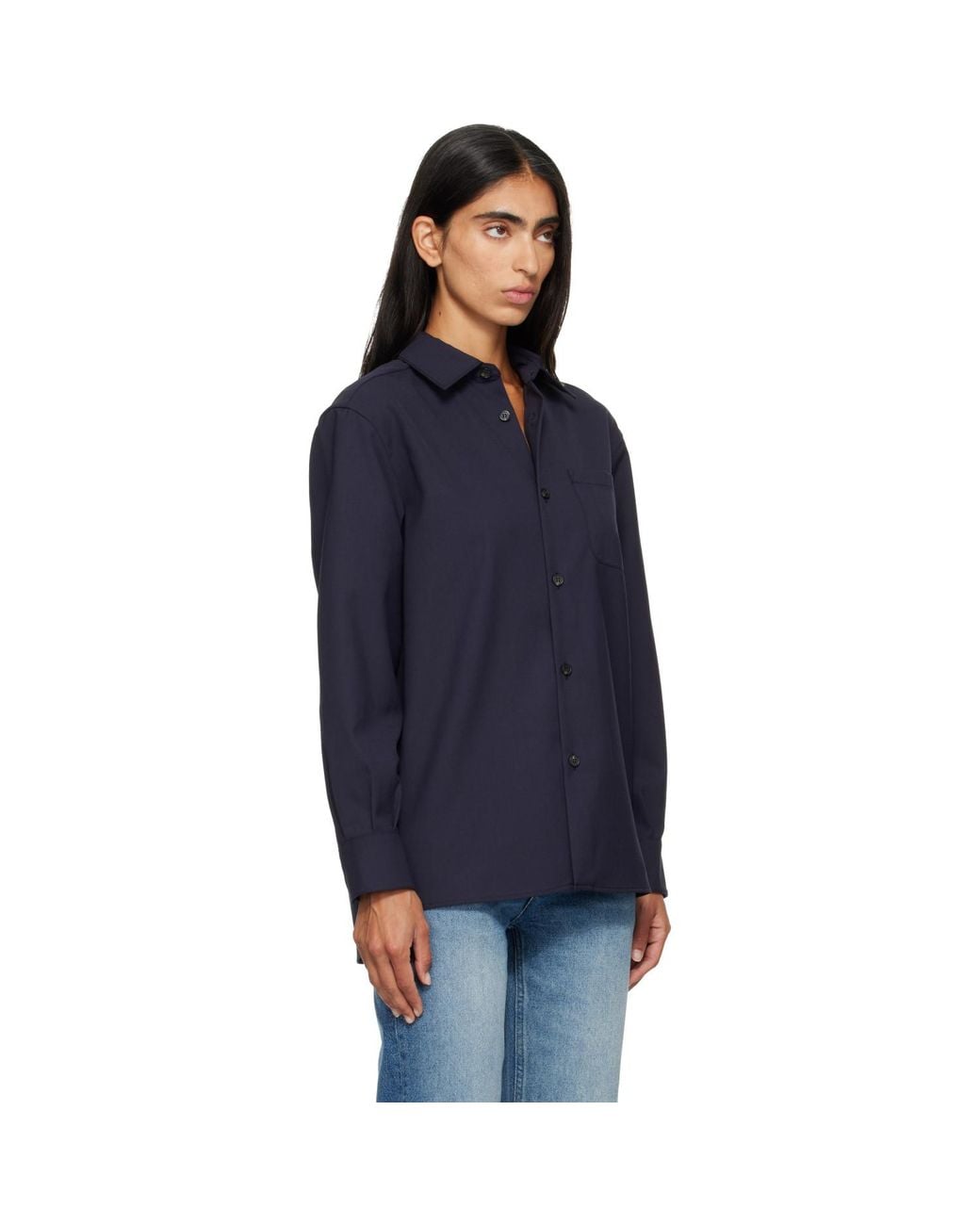 A.P.C. Blue Elegant Overshirt