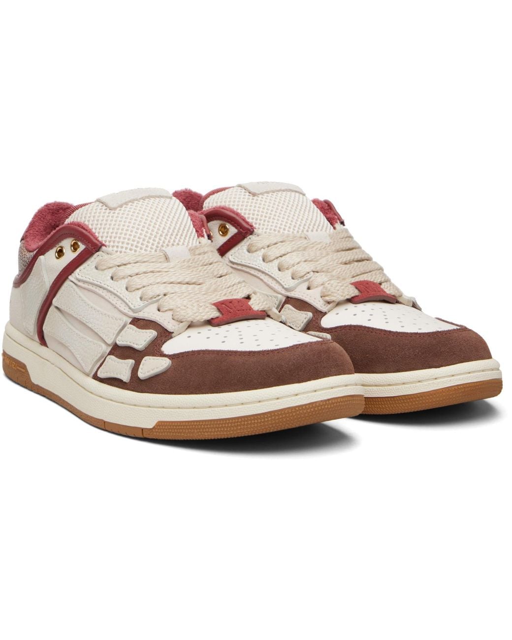 Amiri Black Xl Skel Top Low Sneakers for men