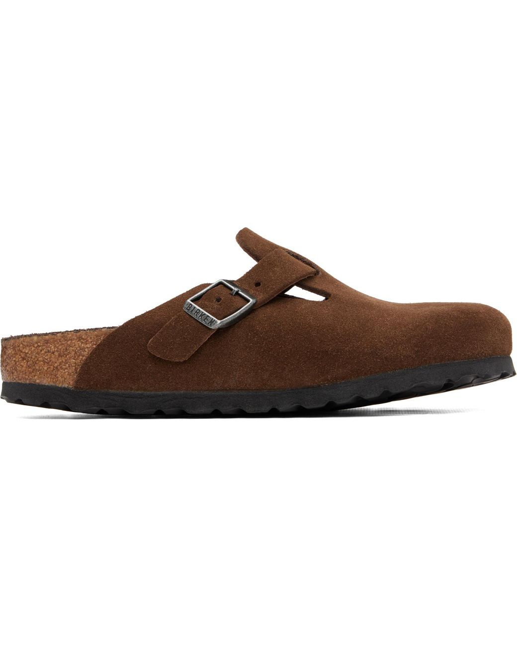 Birkenstock Brown Regular Boston Soft Footbed Loafers