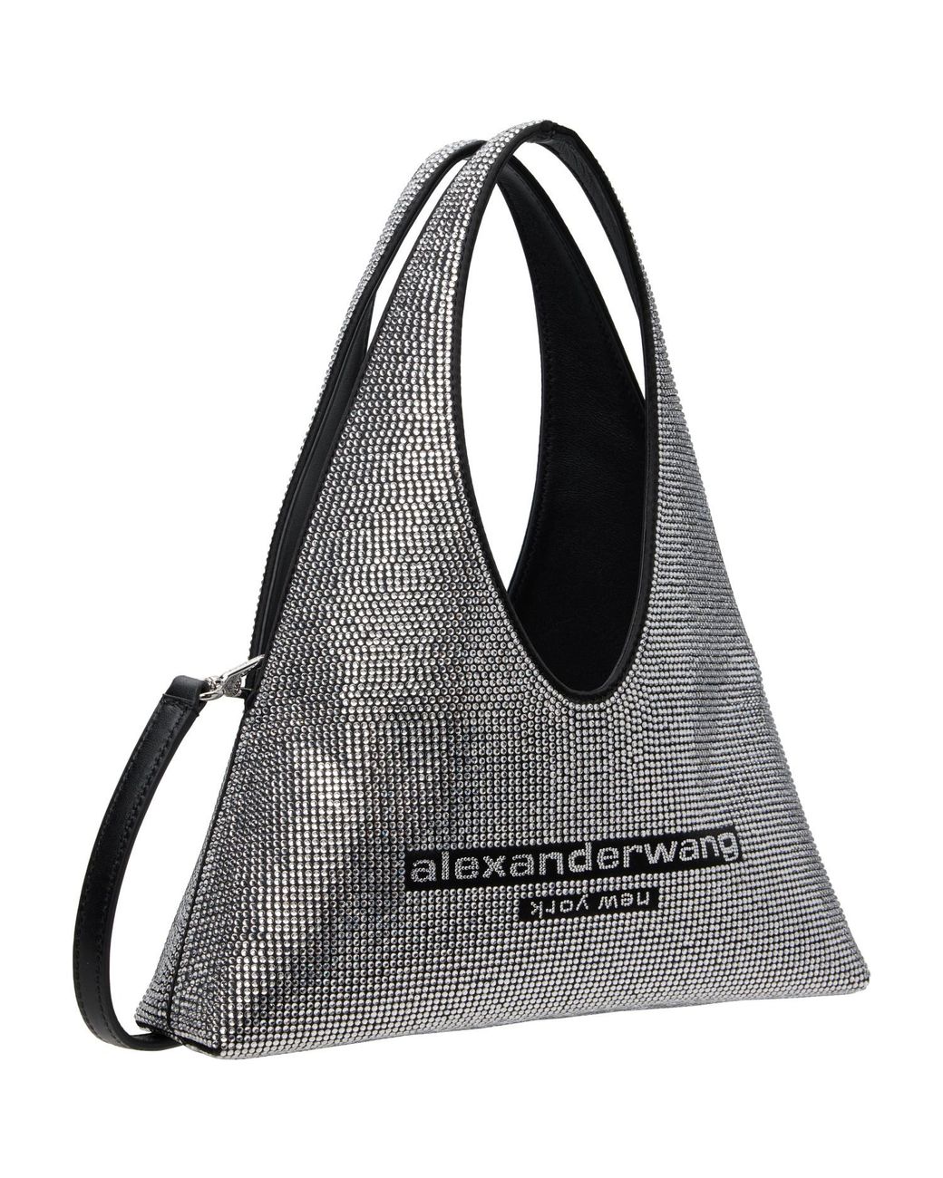 Alexander Wang Black Pike Crystal Mini Bag