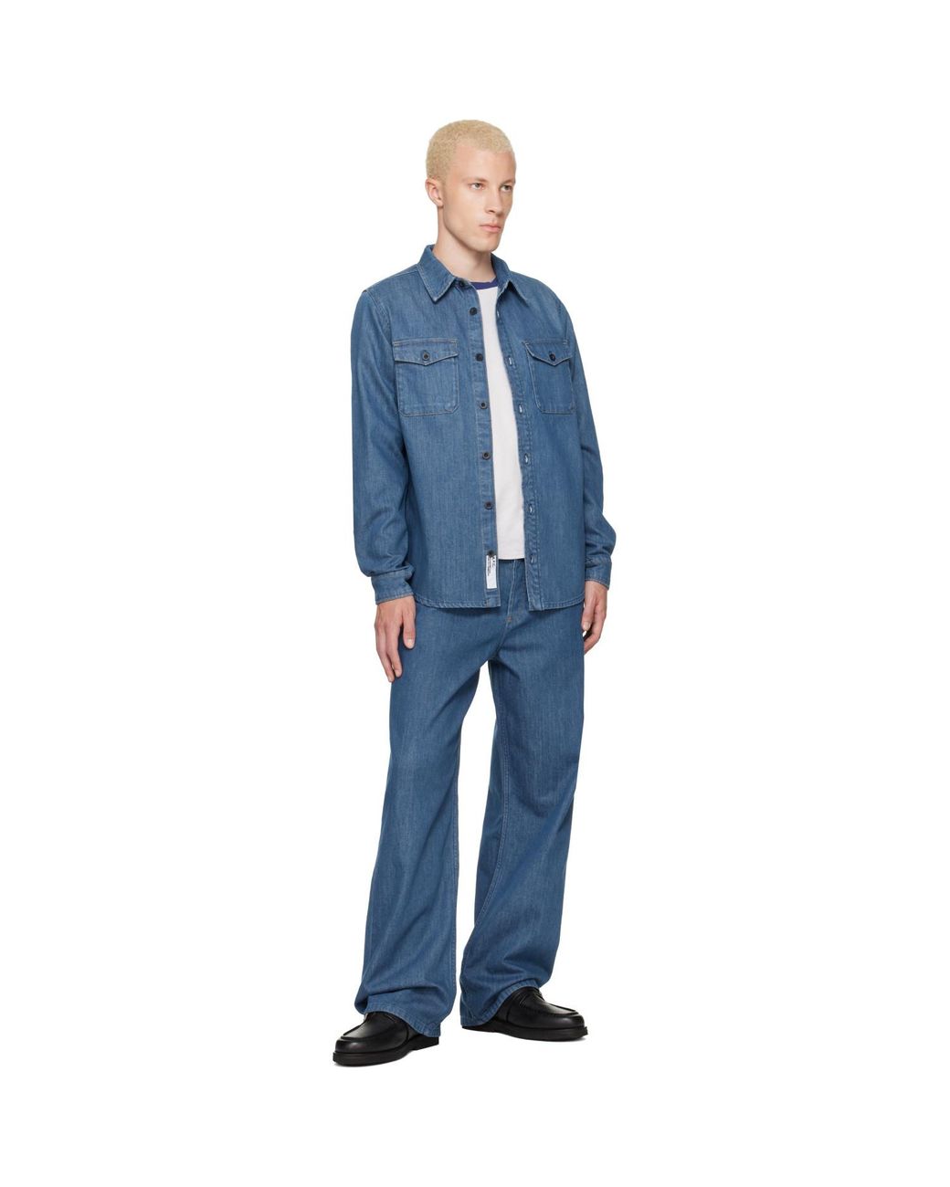 Jean Aaron Bleu A.P.C. pour homme en coloris Blue