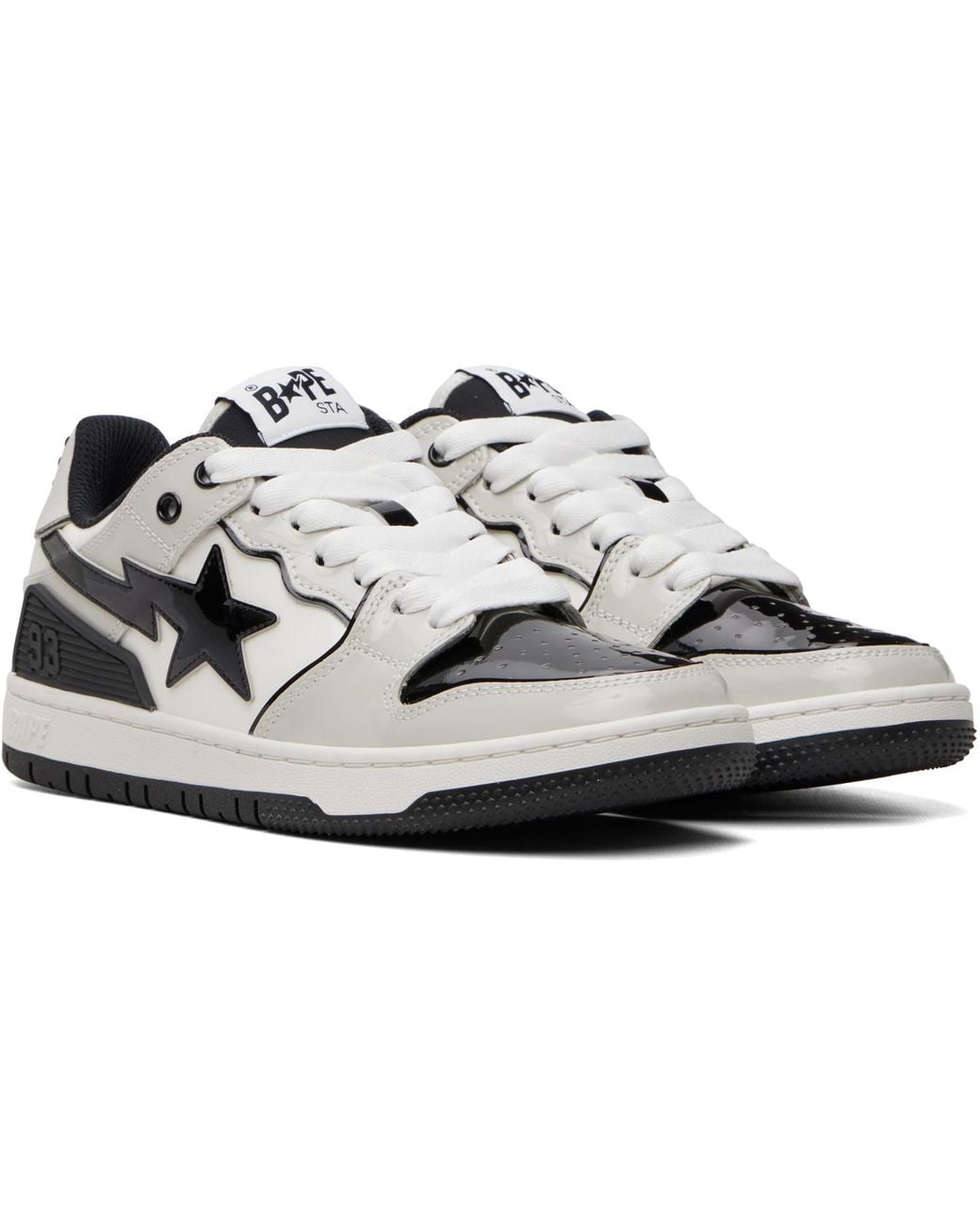 A Bathing Ape Black Sk8 Sta Icon #1 M2 Sneakers for men