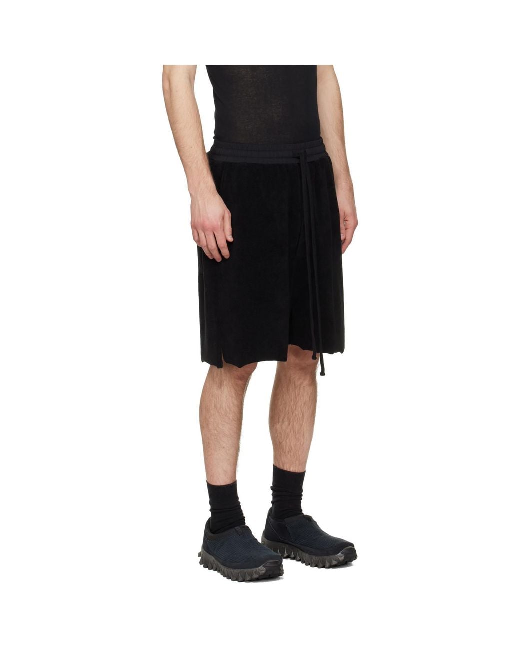 Thom Krom Black M St 517 Shorts for men