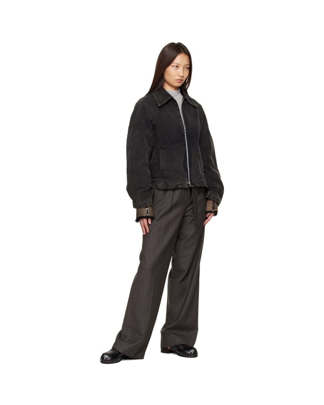 Our Legacy Gray Soar Trousers