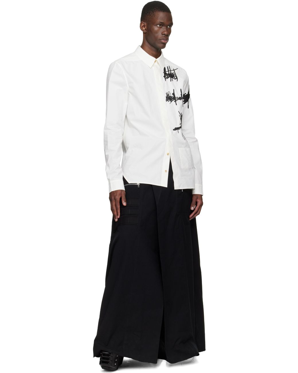 Bottes Motard À Talon Compensé Noires Rick Owens pour homme en coloris Black