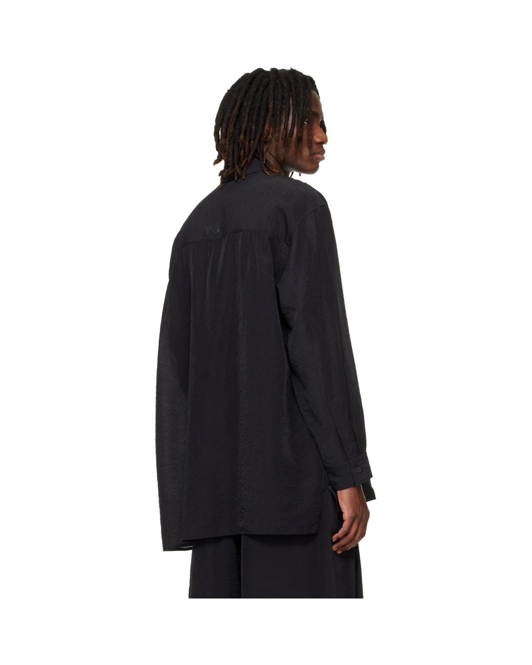 Y-3 Black Long Sleeve Shirt for men