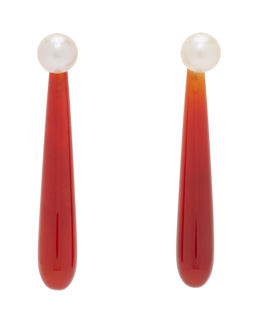 Sophie Buhai Red Medium Angelyne Earrings