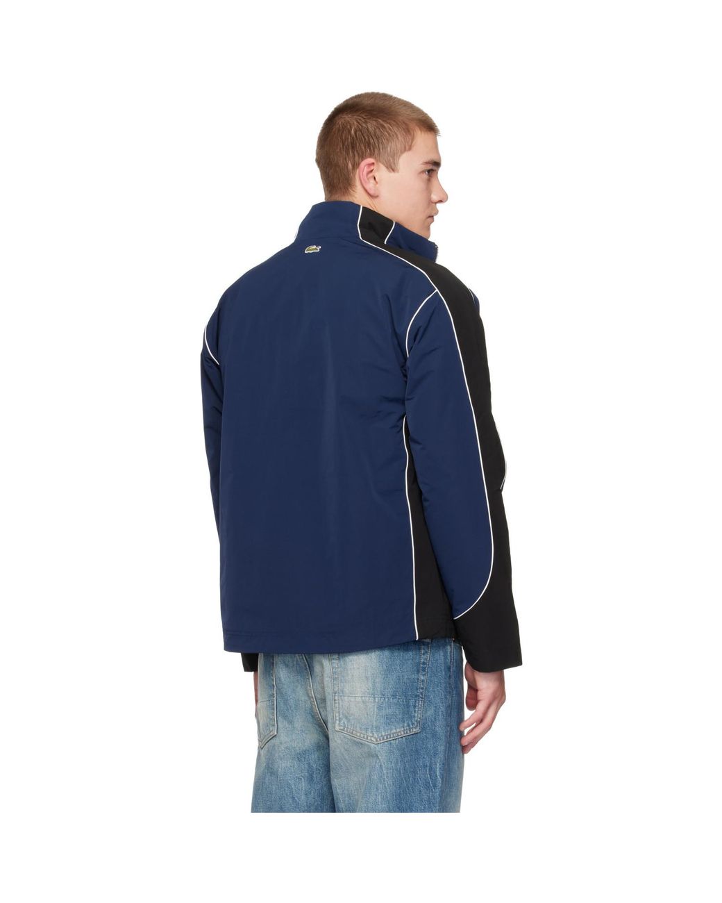 Lacoste Blue Padded Track Jacket for men
