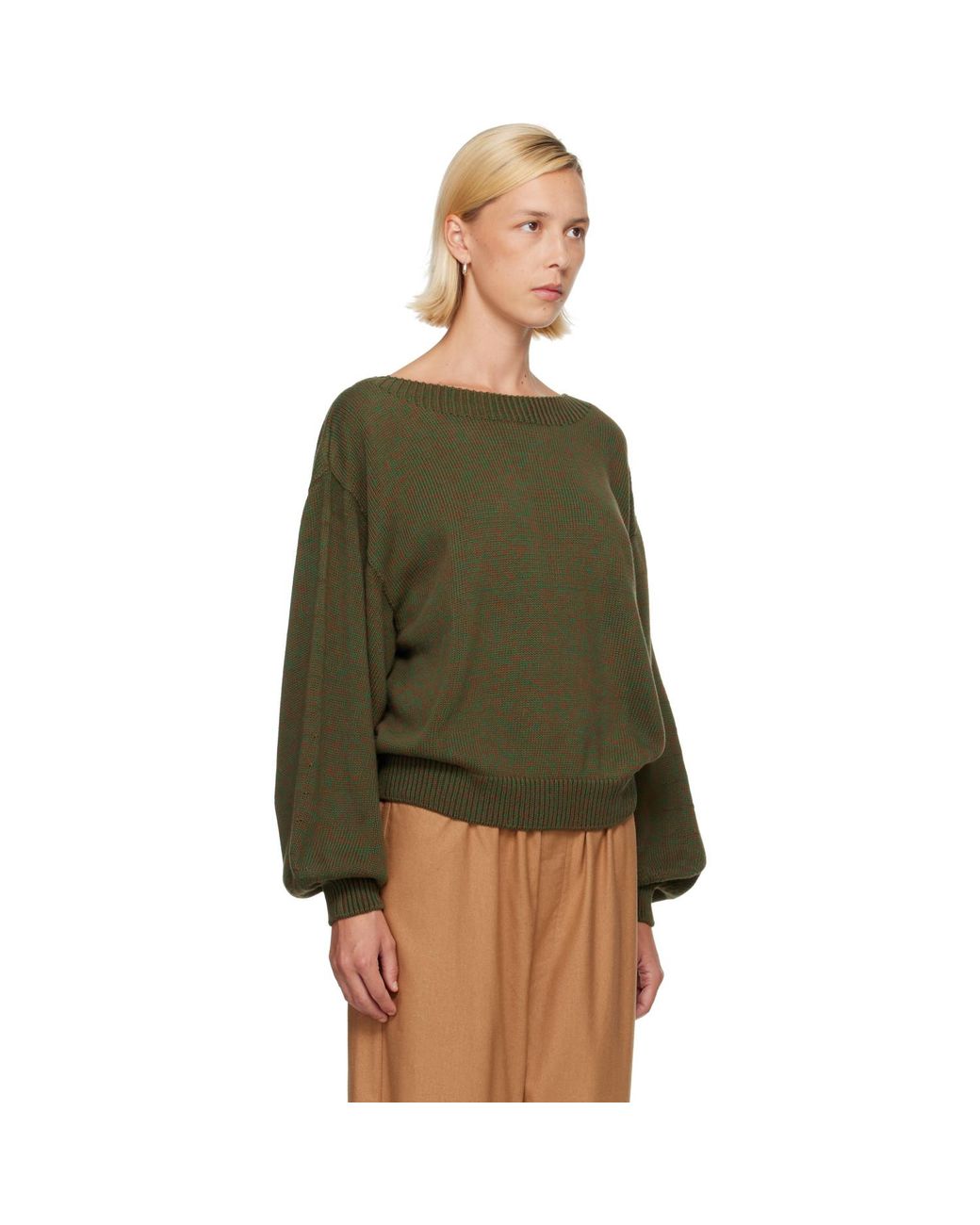 Baserange Green Calla Sweater