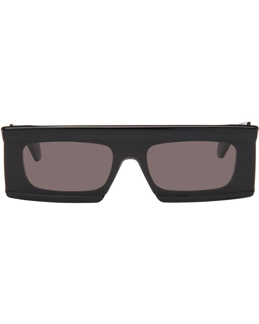 Alaïa Gray Rectangular Mask Sunglasses