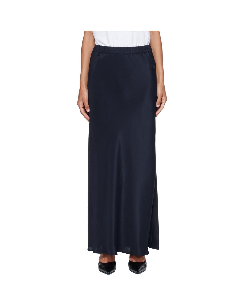 Max Mara Blue Sospiro Maxi Skirt