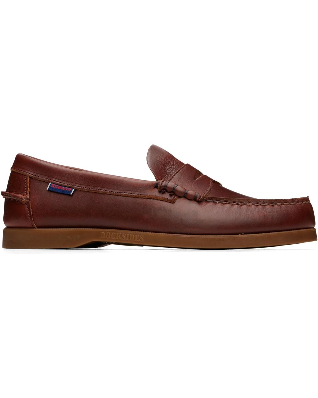 Sebago Brown Dophin Waxed Loafers for men