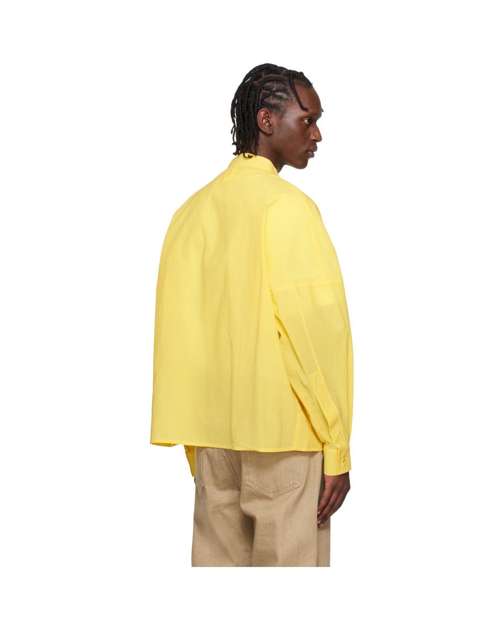 Jacquemus Yellow 'La Chemise Berlingot' Shirt for men